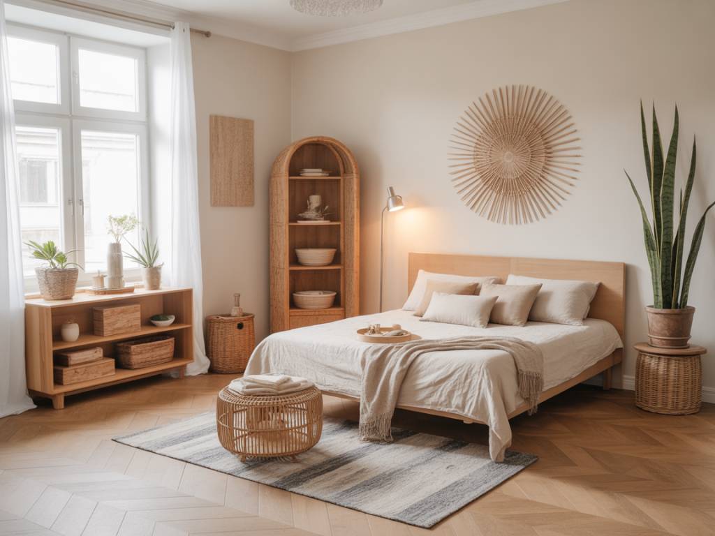 Natürliche Materialien im Zuhause: So kombinierst du Holz, Leinen und Rattan stilvoll und zeitlos