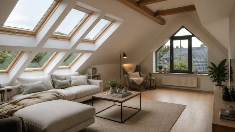 Wohnung im dachgeschoss einrichten: tipps für licht, stauraum und komfort