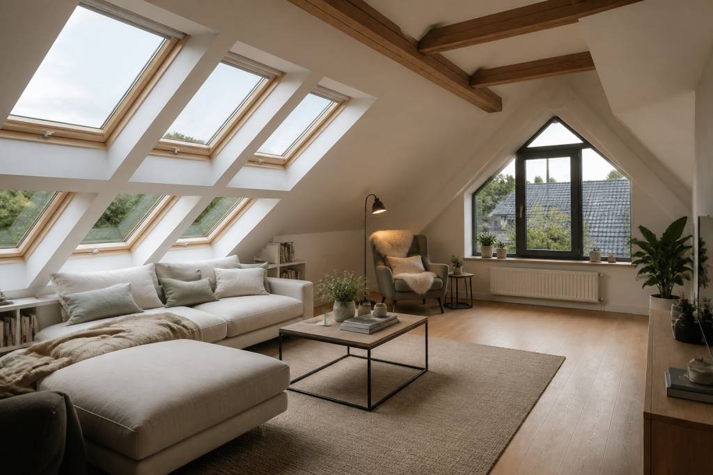 Wohnung im dachgeschoss einrichten: tipps für licht, stauraum und komfort
