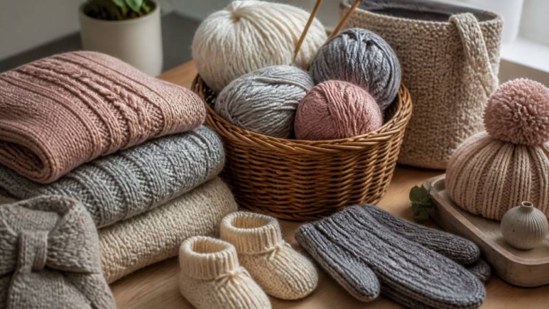 Was kann man alles stricken? Kreative Ideen für Kleidung, Wohnaccessoires und Geschenke